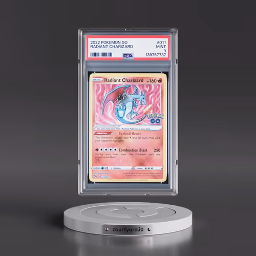 2022 Pokémon Go #011 Radiant Charizard - Holo (PSA 9 MINT)