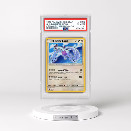 2017 Pokemon SM Black Star Promo Shining Lugia-Holo Shining Legends Super Premium Collection SM82