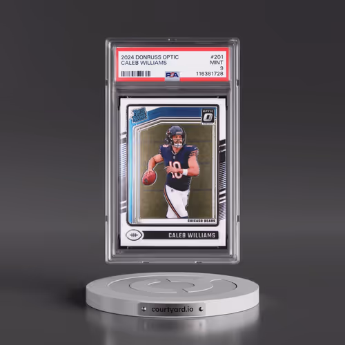 2024 Panini Donruss Optic #201 Caleb Williams (PSA 9 MINT)