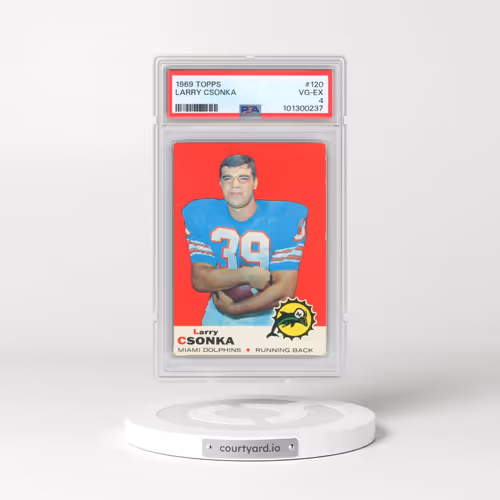 1969 Topps #120 Larry Csonka (PSA 4 VG-EX)