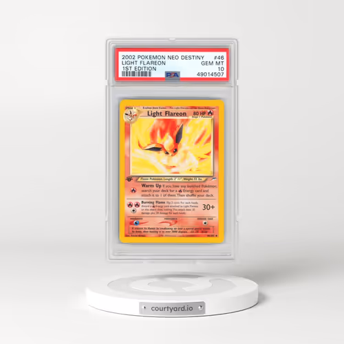 2002 Pokémon Neo Destiny #46 Light Flareon - 1st Edition (PSA 10 GEM MINT)