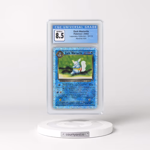 2002 Legendary Collection #39/110 Dark Wartortle - Reverse Holo (CGC 8.5 NM-MT+)