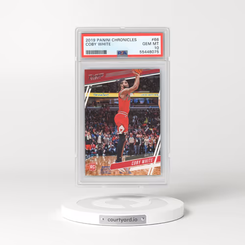 2019 Panini Chronicles #66 Coby White (PSA 10 GEM MINT)