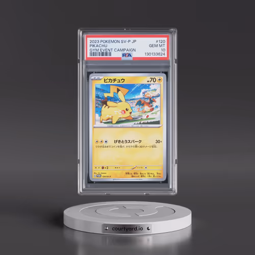 2023 Pokémon SV-P Promo #120 Pikachu - Gym Event Campaign (PSA 10 GEM MINT)