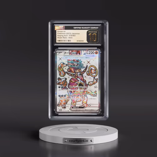 2023 Raging Surf #078/062 Hoopa ex - Super Rare Holo (CGC 10 PRISTINE)