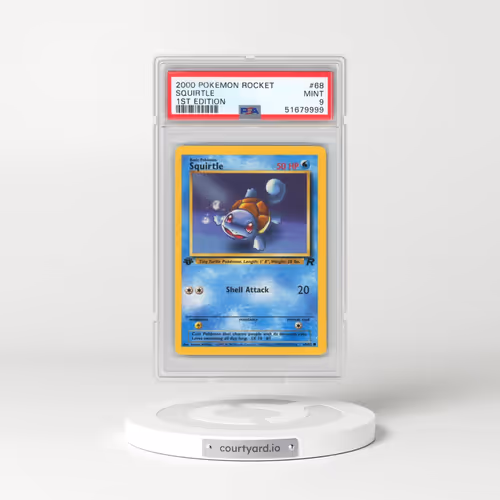 2000 Pokémon Rocket #68 Squirtle - 1st Edition (PSA 9 MINT)