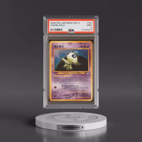 2000 Pokémon Neo 3 #251 Celebi - Holo (PSA 9 MINT)