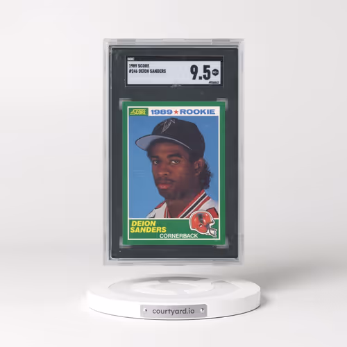 1989 Score #246 Deion Sanders (SGC 9.5 MINT+)