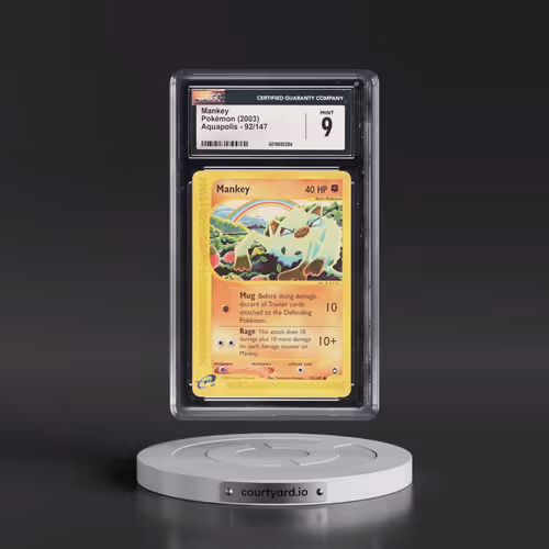 2003 Aquapolis #92/147 Mankey (CGC 9 MINT)