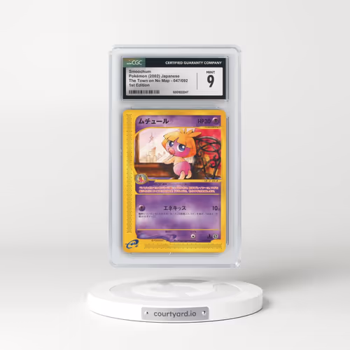 2002 The Town on No Map #047/092 Smoochum - 1st Edition (CGC 9 MINT)