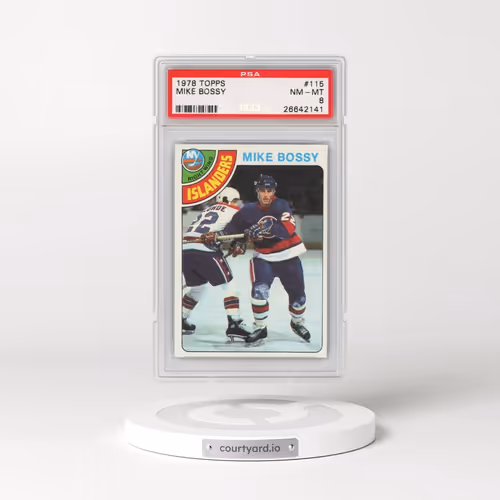 1978 Topps #115 Mike Bossy (PSA 8 NM-MT)