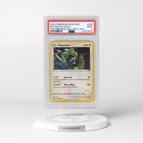 2024 Pokémon Swsh Black Star Promo #029 Rayquaza - Holo Crown Zenith Premium Collection Sea & Sky (P