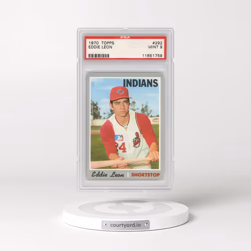 1970 Topps #292 Eddie Leon (PSA 9 MINT)