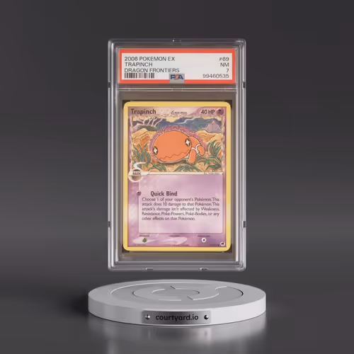 2006 Pokémon EX Dragon Frontiers #69 Trapinch (PSA 7 NM)