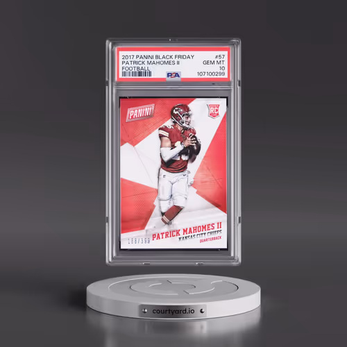 2017 Panini Black Friday Football #57 Patrick Mahomes II (PSA 10 GEM MINT)