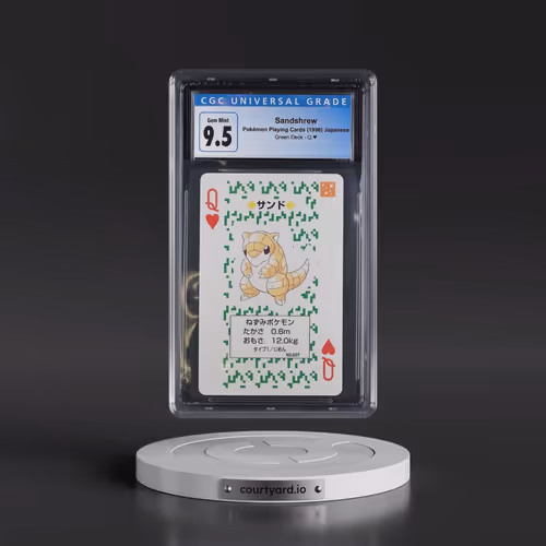 1996 Green Deck (Pocket Monster Venusaur Back) #Q§ Sandshrew (CGC 10 GEM MINT)