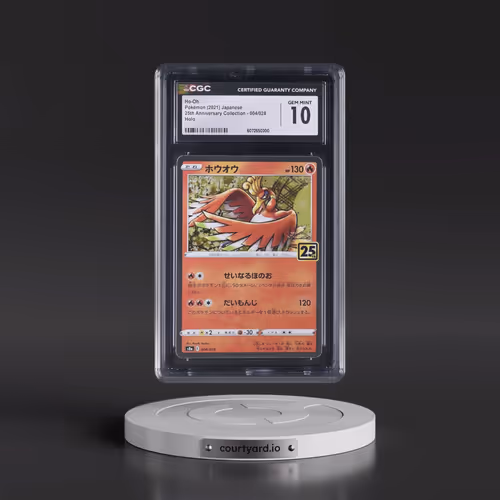 2021 25th Anniversary Collection #004/028 Ho-Oh - Holo (CGC 10 GEM MINT)