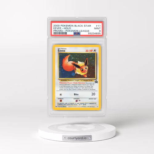 1999 Black Star Promos #11 Eevee - Holo Pokémon League (PSA 9 MINT)
