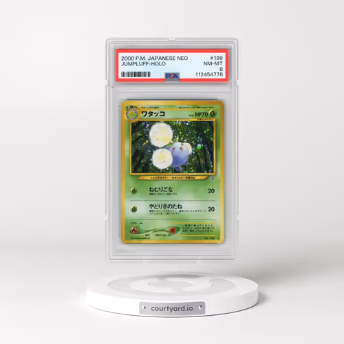 2000 Pokémon Neo #189 Jumpluff - Holo (PSA 8 NM-MT)