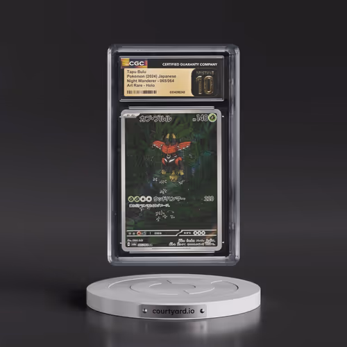 2024 Pokémon Sv6a-Night Wanderer #065 Tapu Bulu - Art Rare (CGC 10 PRISTINE)
