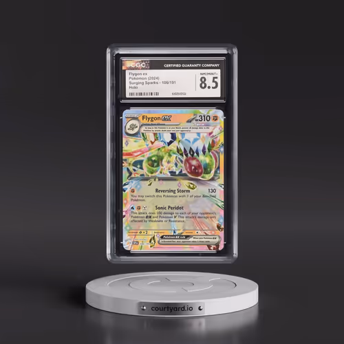 2024 Pokémon Ssp EN-Surging Sparks #106 Flygon EX - Holo (CGC 8.5 NM-MT+)