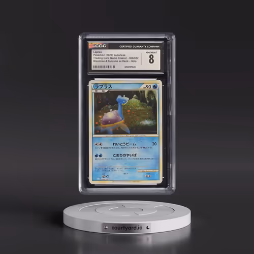 2023 Pokémon Clk-Trading Card Game Classic Blastoise & Suicune EX Deck #008 Lapras (CGC 8 NM-MT)