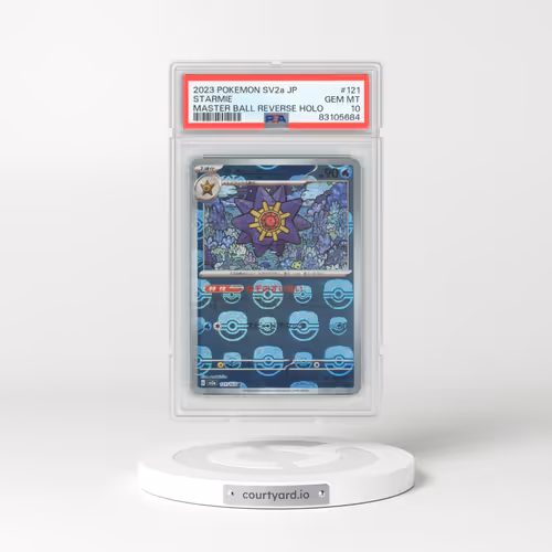 2023 Pokémon Sv2a-Pokemon 151 #121 Starmie - Reverse Holo Master Ball (PSA 10 GEM MINT)