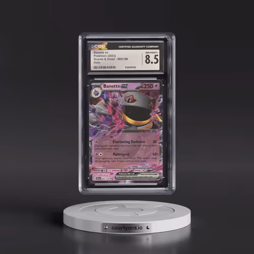 2023 Scarlet & Violet #088/198 Banette ex - Holo (CGC 8.5 NM-MT+)
