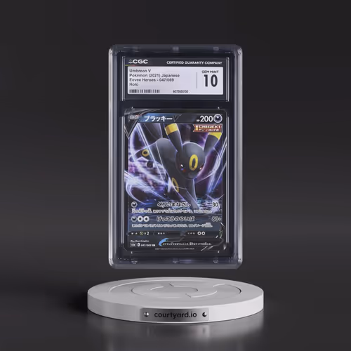 2021 Eevee Heroes #047/069 Umbreon V - Holo (CGC 10 GEM MINT)