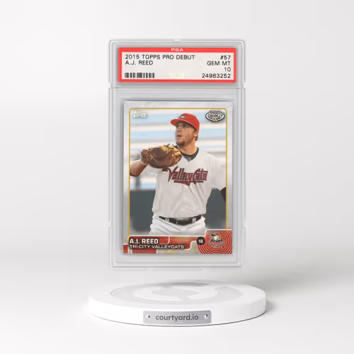 2015 Topps Pro Debut #57 A.J. Reed (PSA 10 GEM MINT)