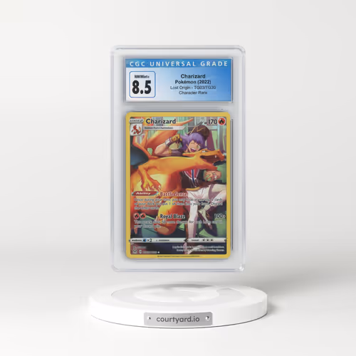 2022 Lost Origin #TG03/TG30 Charizard - Character Rare (CGC 8.5 NM-MT+)
