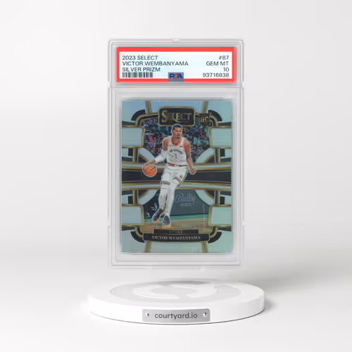 2023 Panini Select #87 Victor Wembanyama - Silver Prizm (PSA 10 GEM MINT)