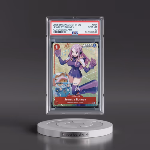 2025 One Piece Starter Deck ST21-EX Gear 5 #004 Jewelry Bonney - Alternate Art (PSA 10 GEM MINT)