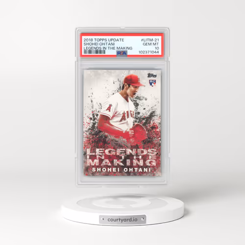 2018 Topps Update Legends in the Making #LITM-21 Shohei Ohtani (PSA 10 GEM MINT)