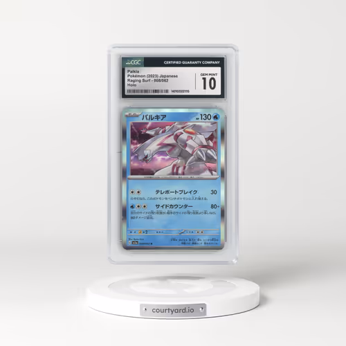 2023 Raging Surf #008/062 Palkia - Holo (CGC 10 GEM MINT)