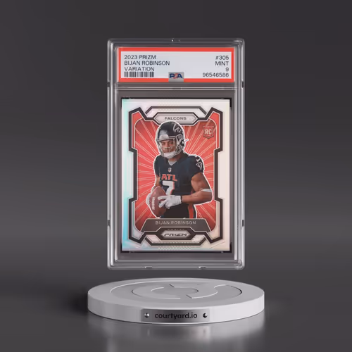 2023 Panini Prizm #305 Bijan Robinson - Variation (PSA 9 MINT)