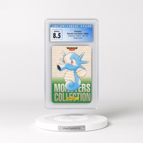 1996 (Monsters Collection) Part 2 #116 Horsea - Green Card (CGC 8.5 NM-MT+)