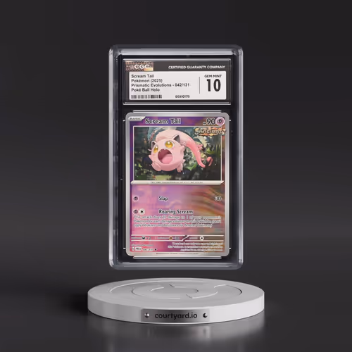 2024 Prismatic Evolutions - PRE EN #042/131 Scream Tail - Poké Ball Holo (CGC 10 GEM MINT)