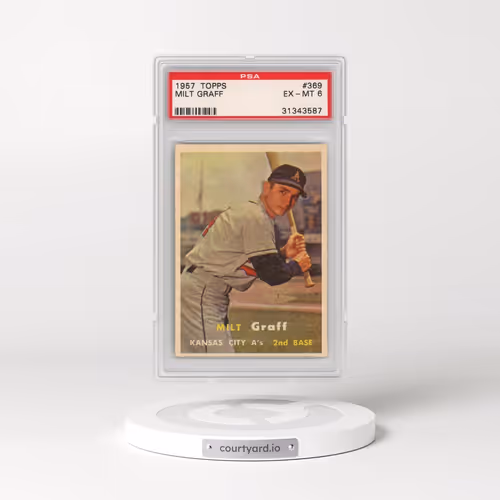 1957 Topps #369 Milt Graff (PSA 6 EX-MT)