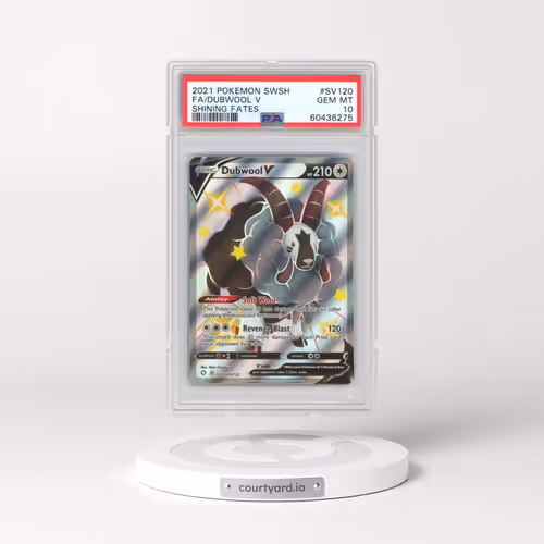 2021 Pokémon Sword & Shield Shining Fates #SV120 Dubwool V - Holo Full Art (PSA 10 GEM MINT)