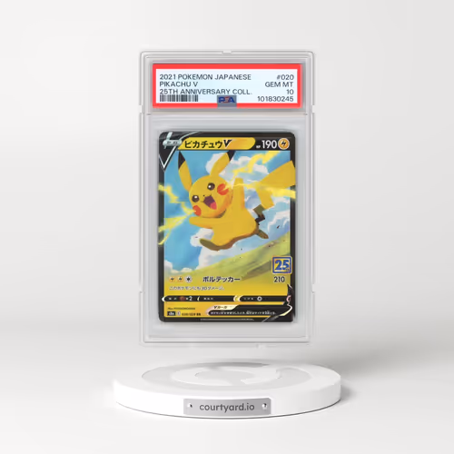 2021 Pokémon 25th Anniversary Collection #020 Pikachu V - Holo (PSA 10 GEM MINT)