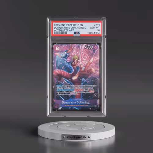 2025 One Piece OP10-Royal Blood #071 Donquixote Doflamingo - Alternate Art (PSA 10 GEM MINT)
