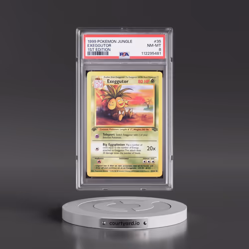 1999 Pokémon Jungle #35 Exeggutor - 1st Edition (PSA 8 NM-MT)