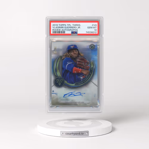 2019 Topps Triple Threads Rookie Autographs #VG Vladimir Guerrero Jr. (PSA 10 GEM MINT)