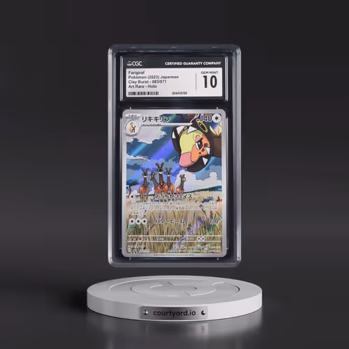 2023 Pokémon Sv2d-Clay Burst #083 Farigiraf - Art Rare (CGC 10 GEM MINT)