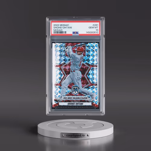 2022 Panini Mosaic #281 Shohei Ohtani - Mosaic (PSA 10 GEM MINT)