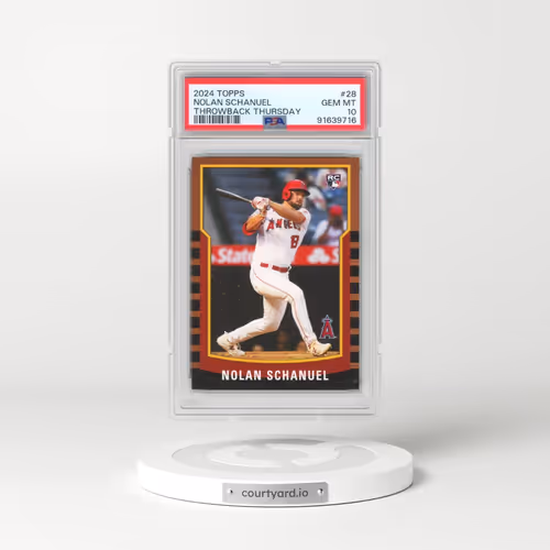 2024 Topps Throwback Thursday #28 Nolan Schanuel (PSA 10 GEM MINT)