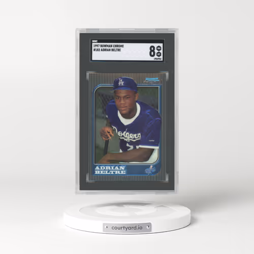 1997 Bowman Chrome #182 Adrian Beltre (SGC 8 NM-MT)