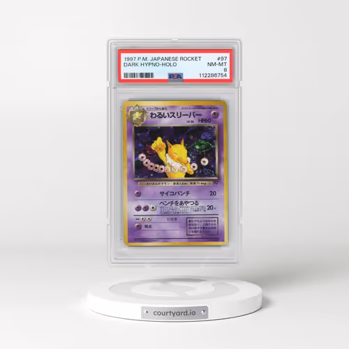 1997 Pokémon Rocket #97 Dark Hypno - Holo (PSA 8 NM-MT)