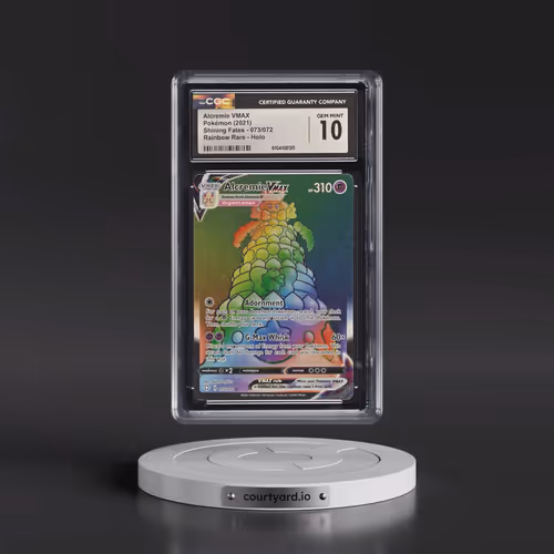 2021 Shining Fates #073/072 Alcremie VMAX - Rainbow Rare Holo (CGC 10 GEM MINT)